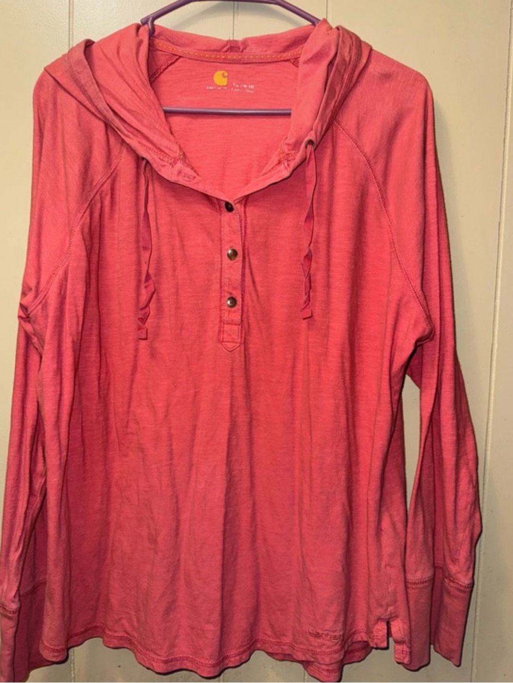 Carhartt Coral Pullover Henley tee